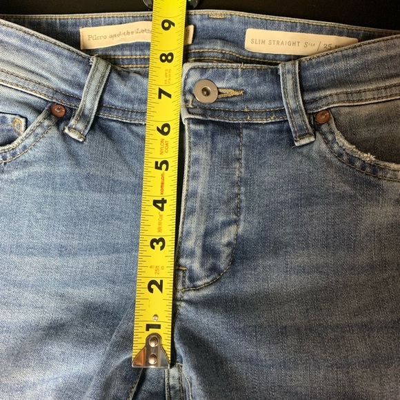 ANTHROPOLOGIE embellished slim straight ankle jean - Picture 8 of 8